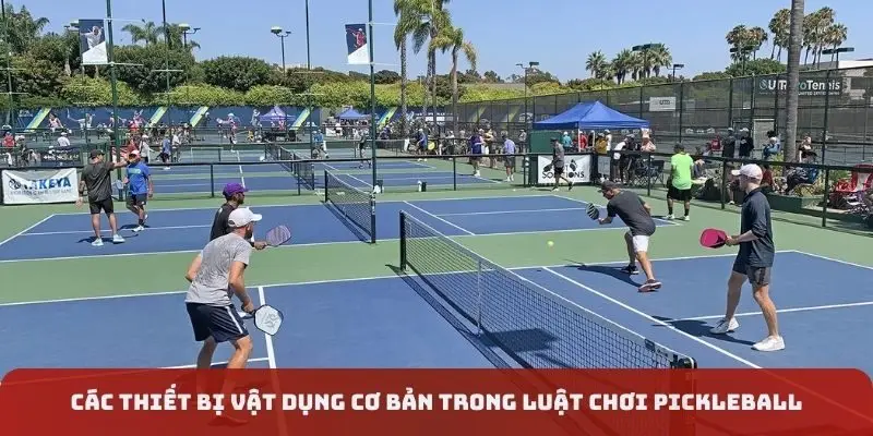 Các thiết bị trong luật chơi pickleball 789bet
