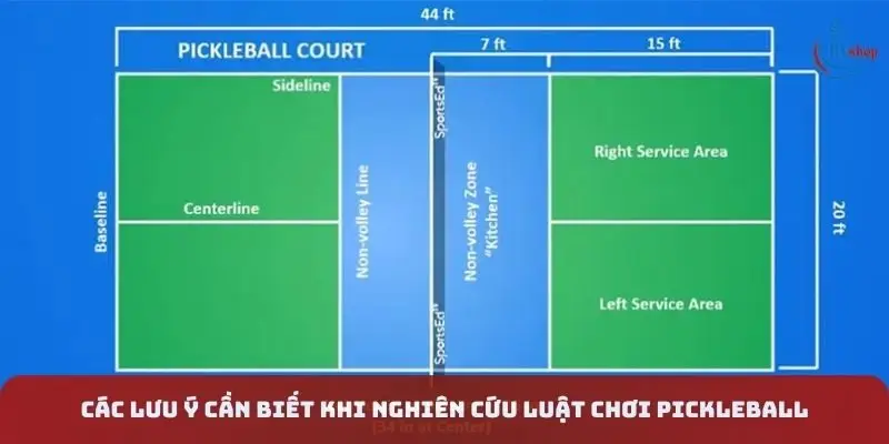 Lưu ý cần thiết khi chơi pickleball